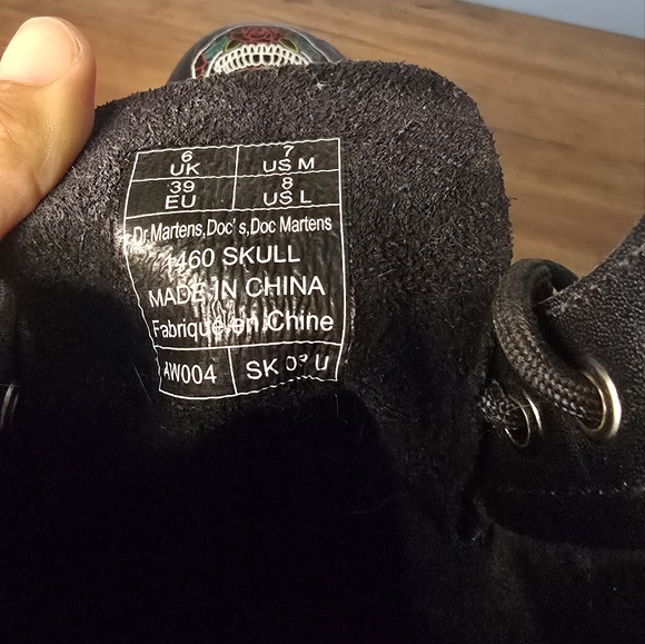 Day Of The Dead 1460 Dr.Martens Skull Pattern Boots - Picture 13 of 13